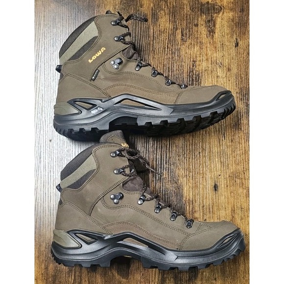 Lowa Renegade GTX Mid Wide Hiking Boot Brown Men\'s Size 13 Excellent Condition main image 5